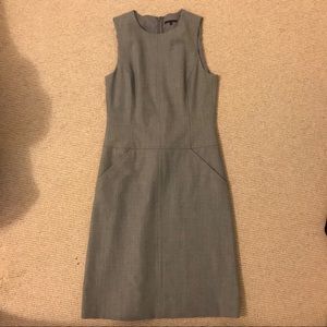 Theory Wool/Lycra Dress With Pockets